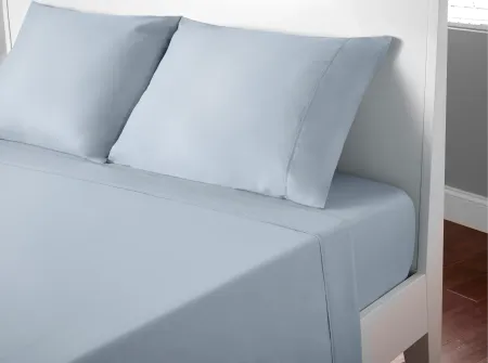 Bedgear Gray Blue Microfiber Full Bed Sheets