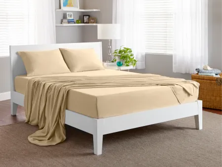 Bedgear Sand Microfiber Twin Bed Sheets