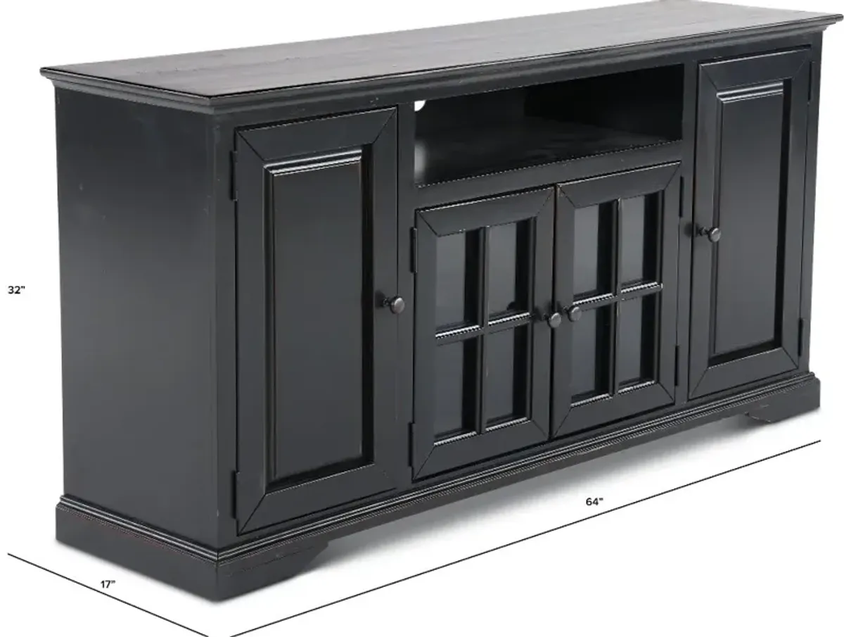 Hamilton Black 64" TV Stand