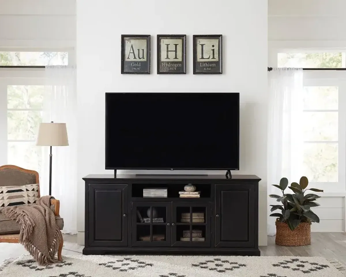 Hamilton Black 74" TV Stand