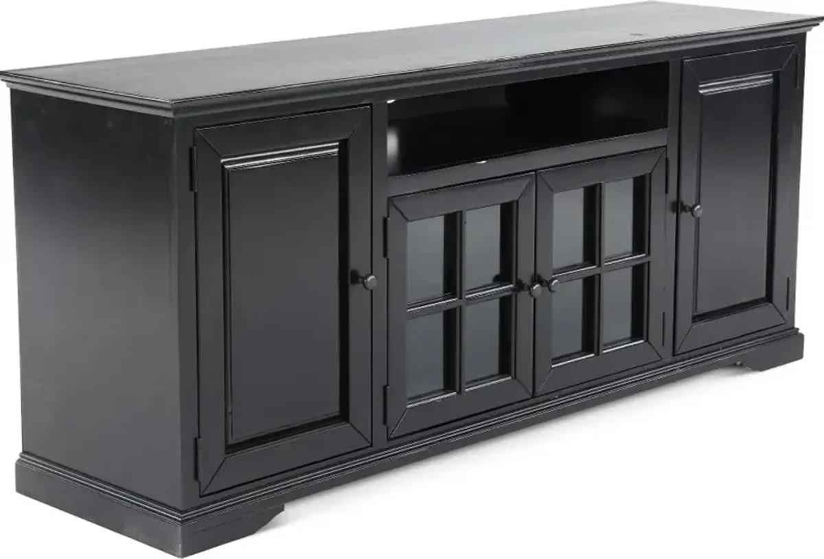 Hamilton Black 74" TV Stand