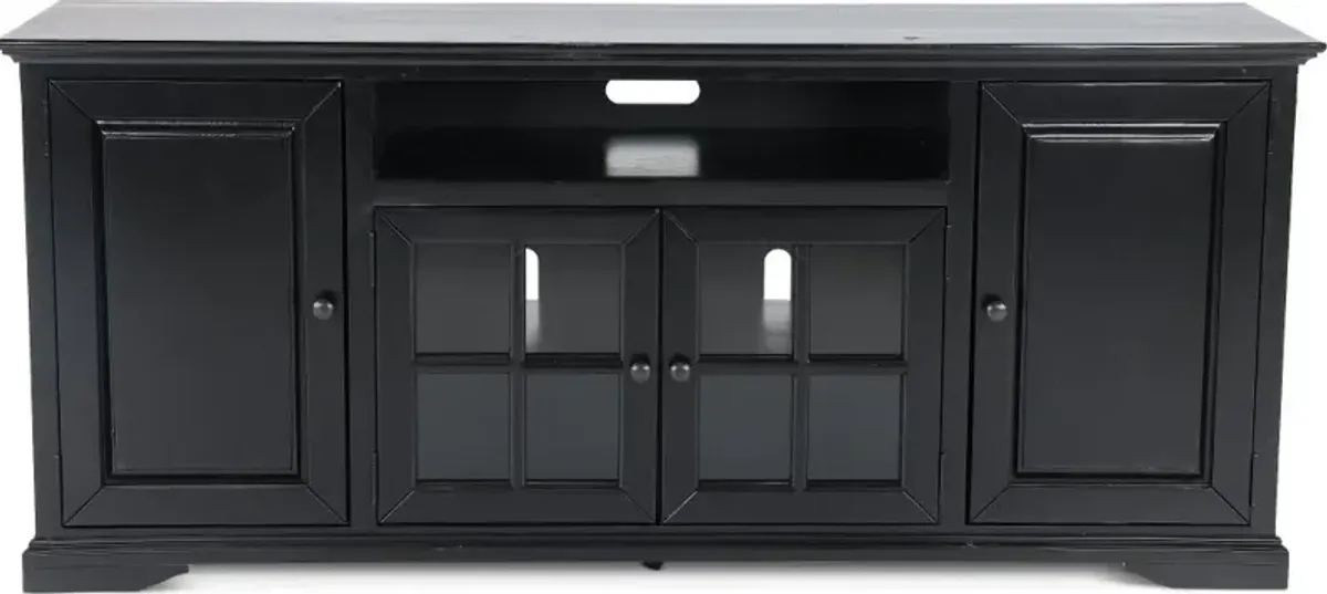 Hamilton Black 74" TV Stand