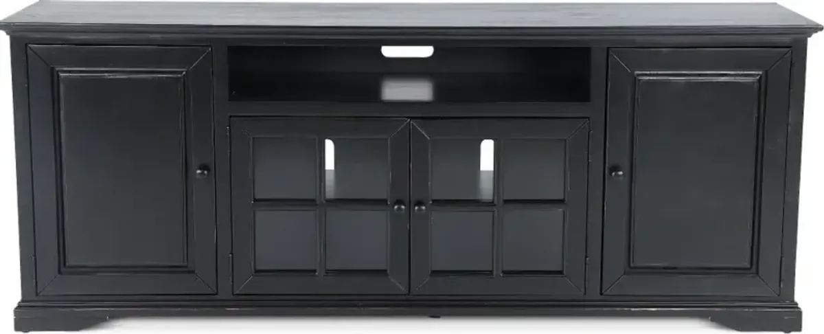 Hamilton Black 82" TV Stand