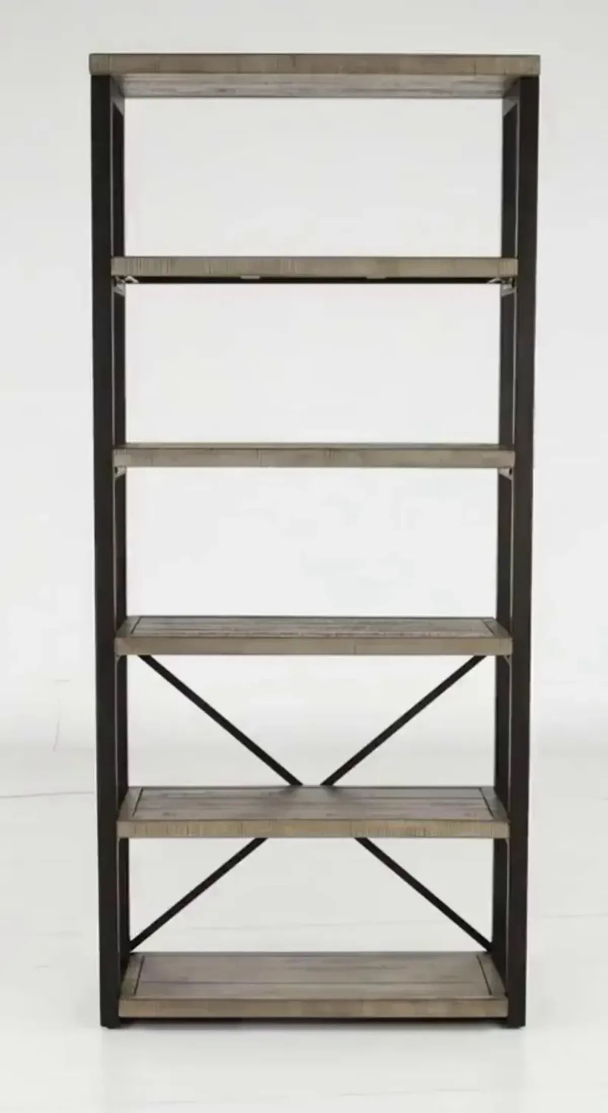 Grayson Cinder Gray Open Bookcase