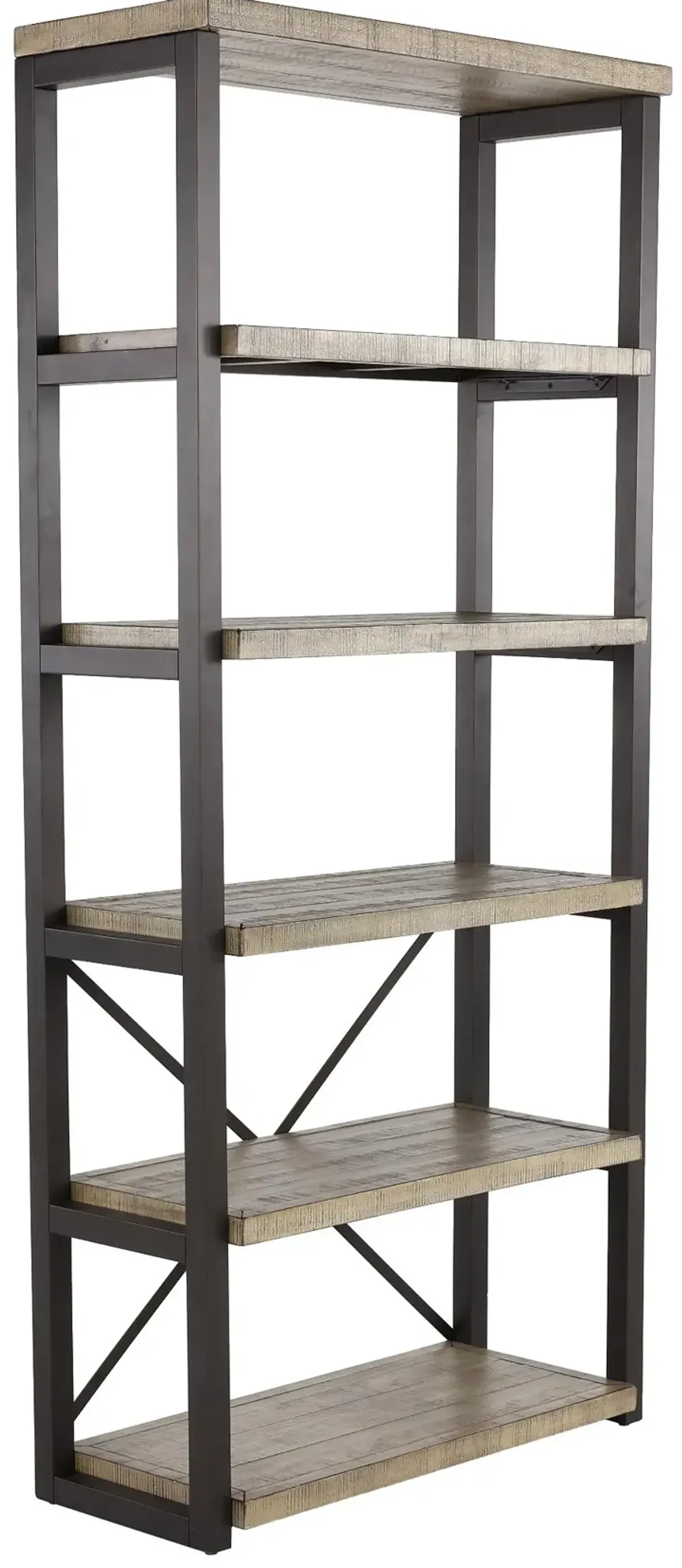 Grayson Cinder Gray Open Bookcase