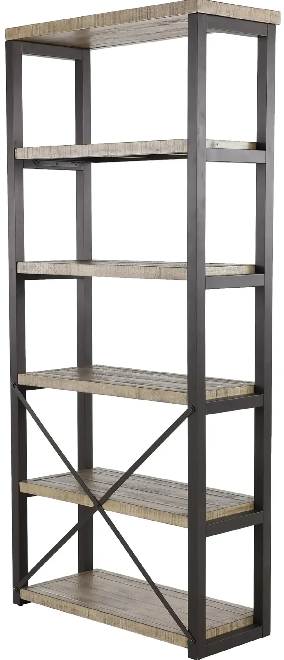 Grayson Cinder Gray Open Bookcase