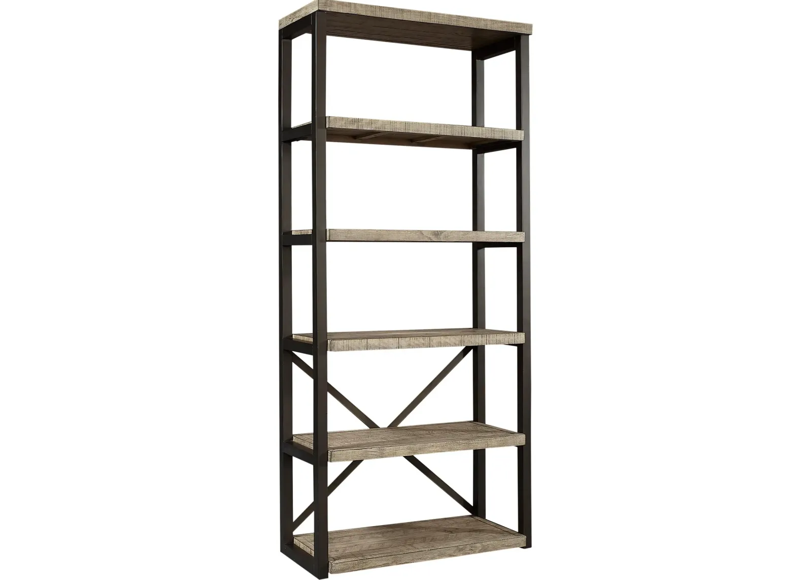 Grayson Cinder Gray Open Bookcase