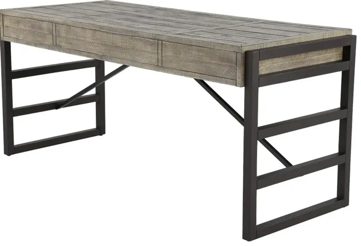 Grayson Cinder Gray Writing Desk