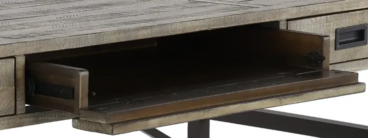 Grayson Gray L-Shaped Desk