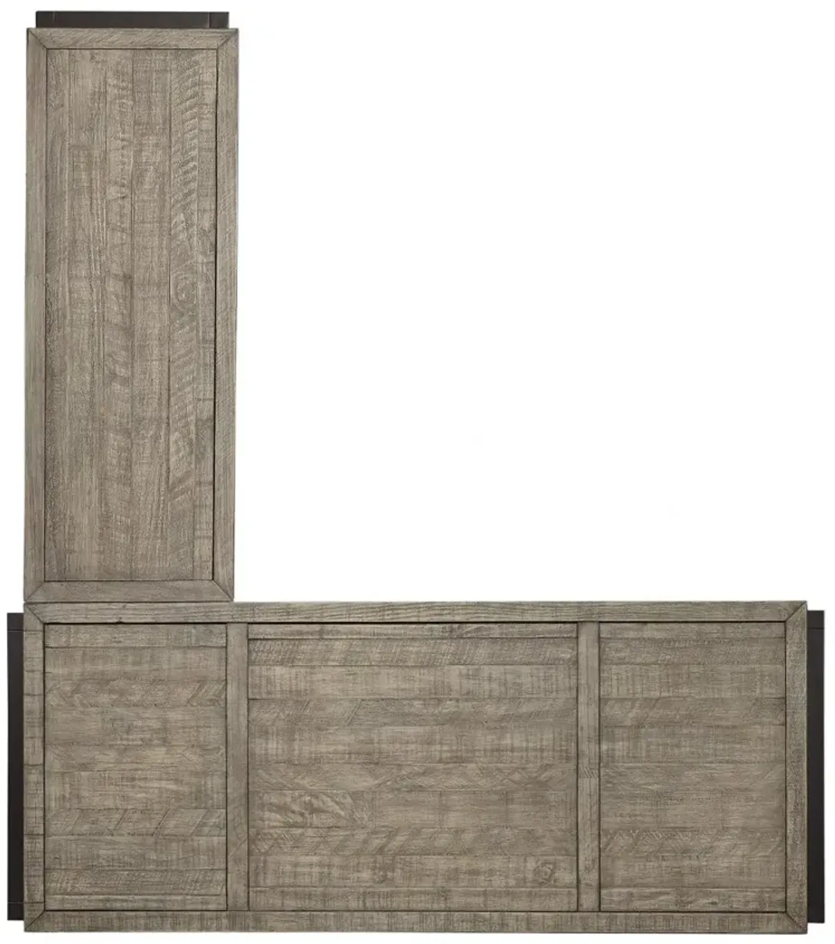 Grayson Gray L-Shaped Desk