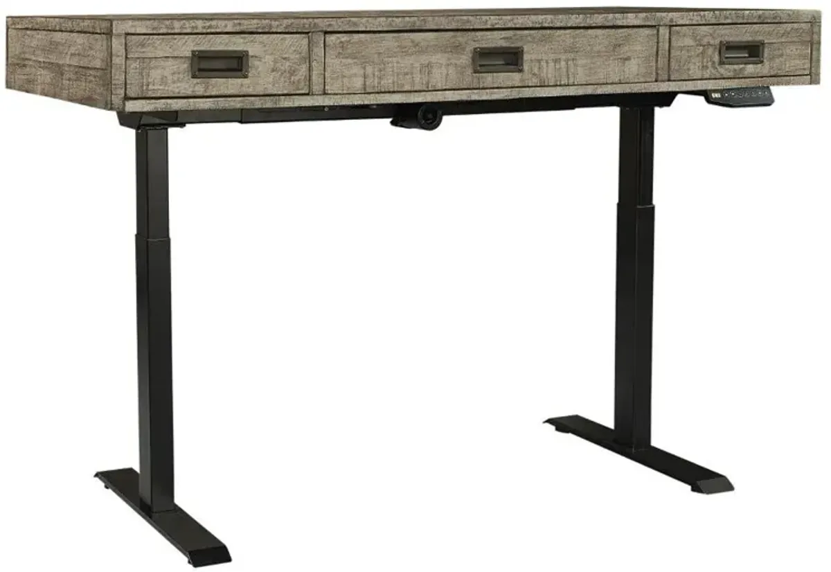 Grayson Cinder Gray Lift Top Desk