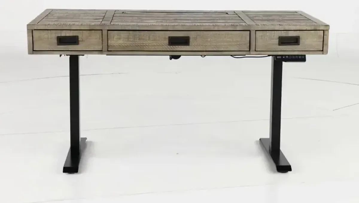 Grayson Cinder Gray Lift Top Desk