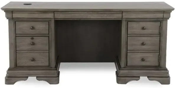 Sinclair Ash Gray 68 Inch Credenza