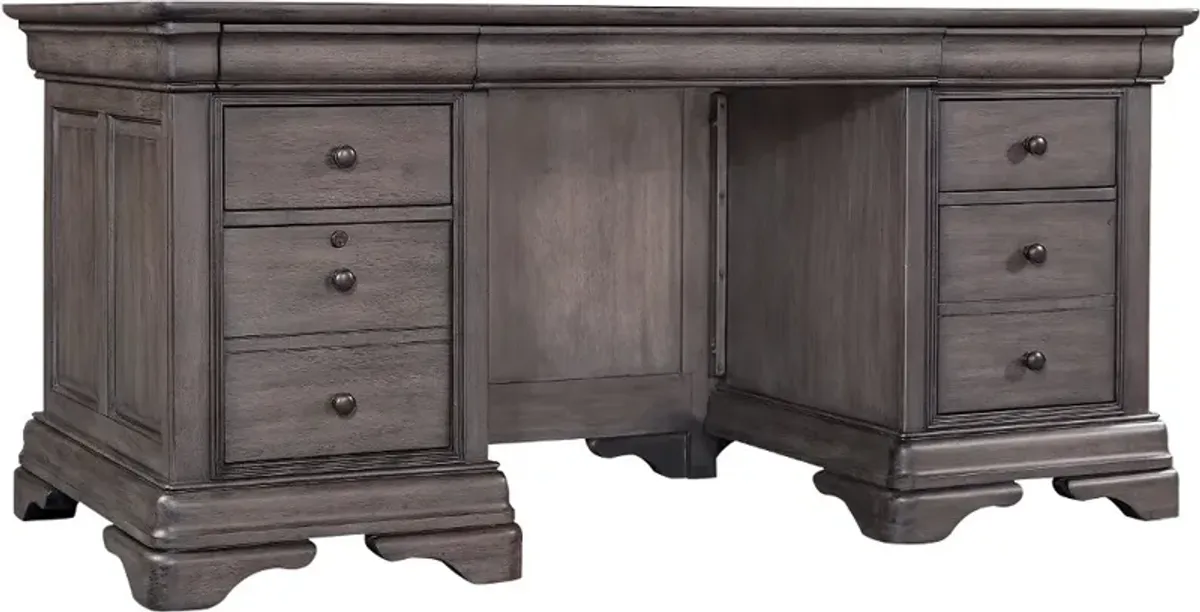 Sinclair Ash Gray Executive Desk