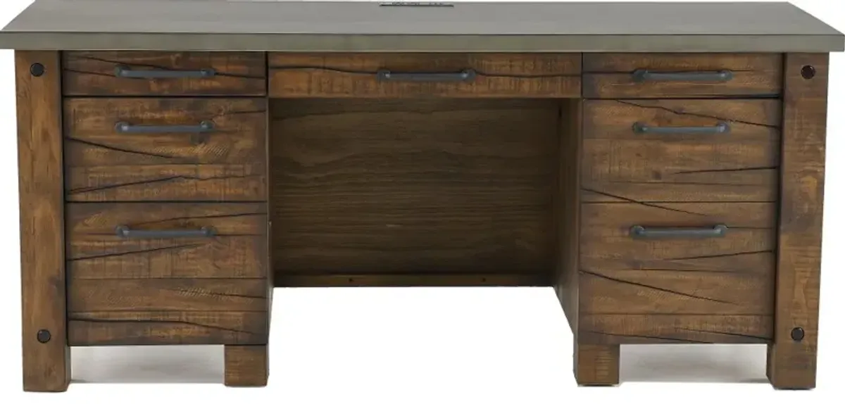 Jasper Rustic 68" Office Credenza