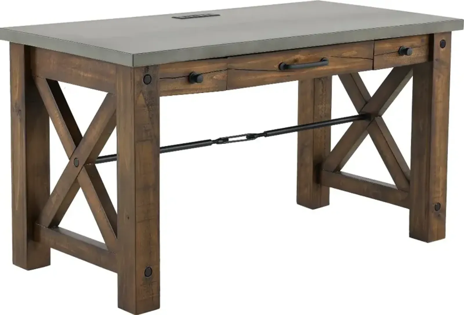 Jasper Rustic 54" Writing Desk