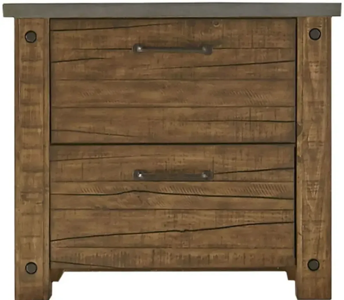 Japer Rustic File Cabinet