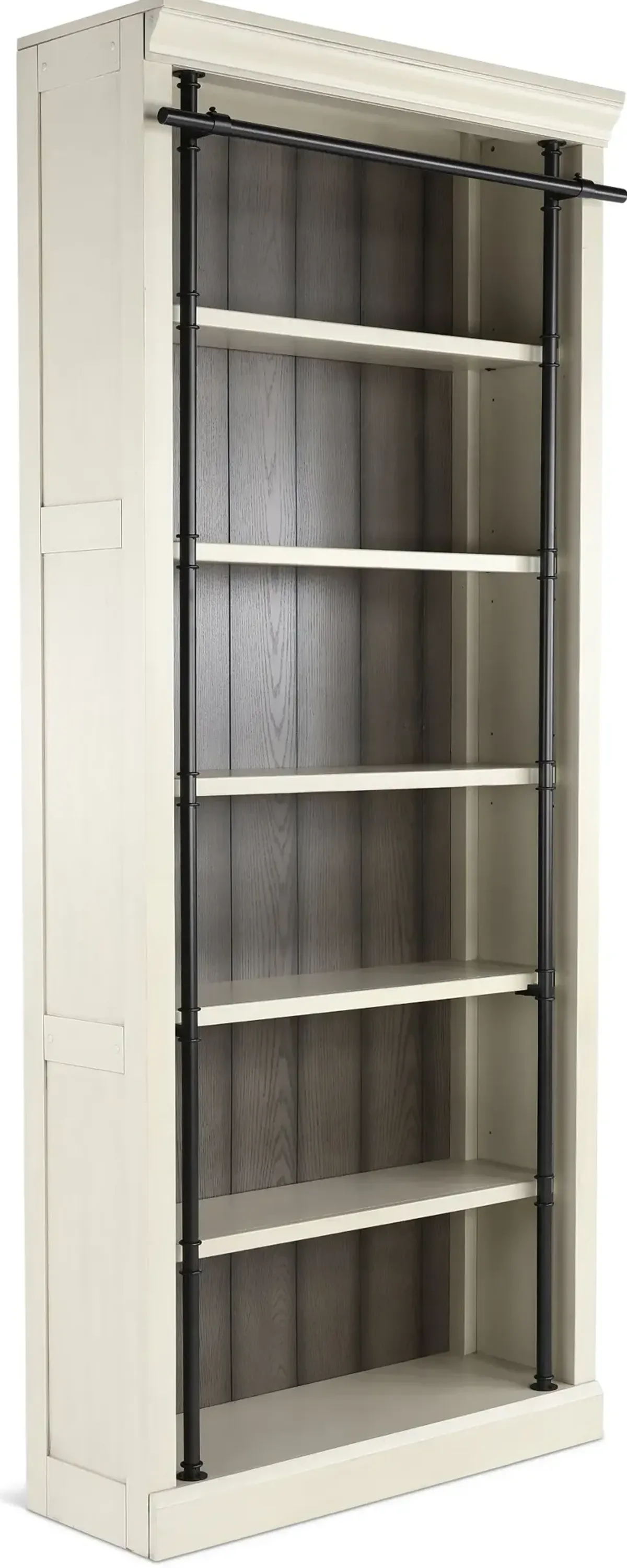 Toulouse 94" White Bookcase
