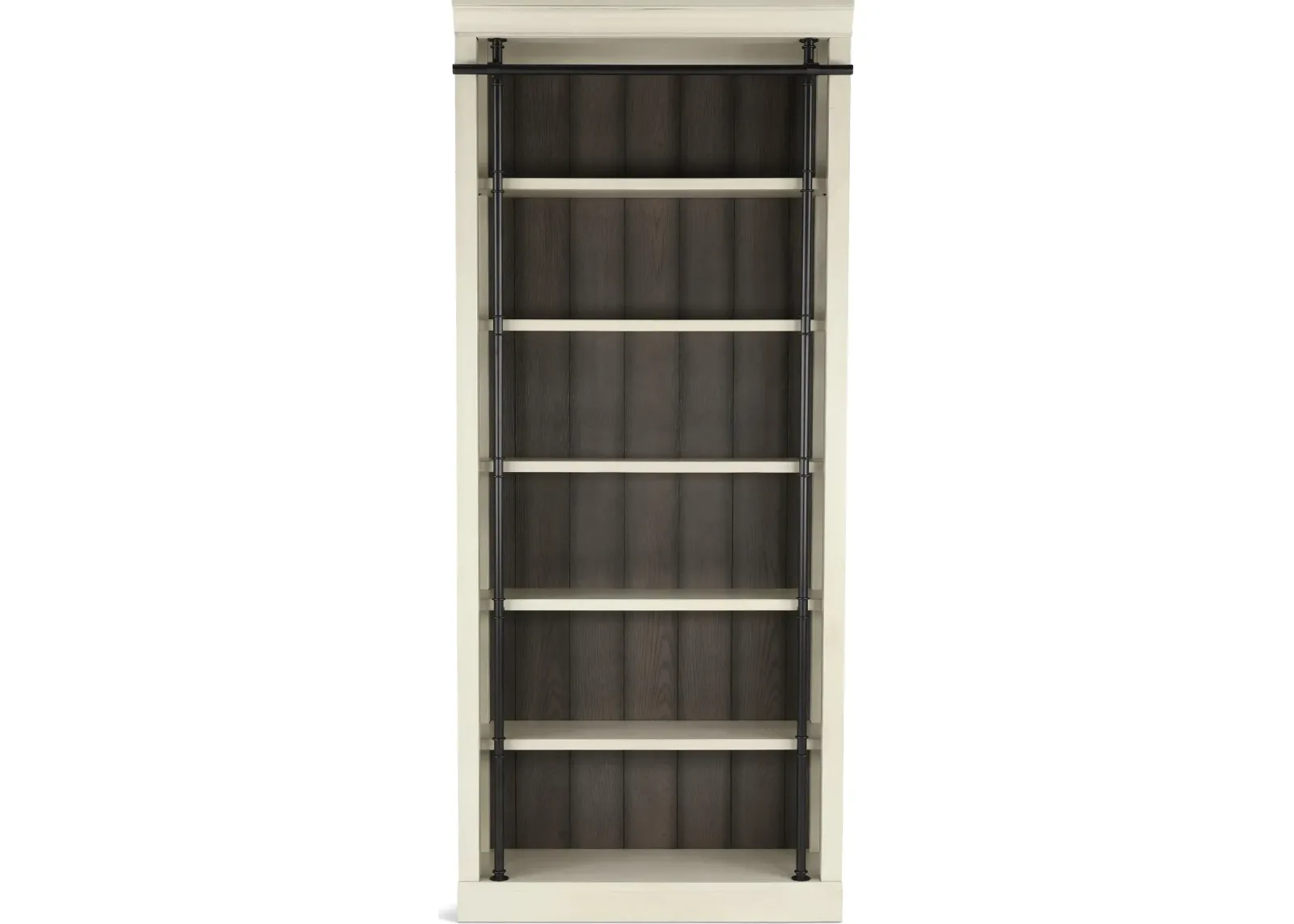 Toulouse Country Chic 94" White Bookcase