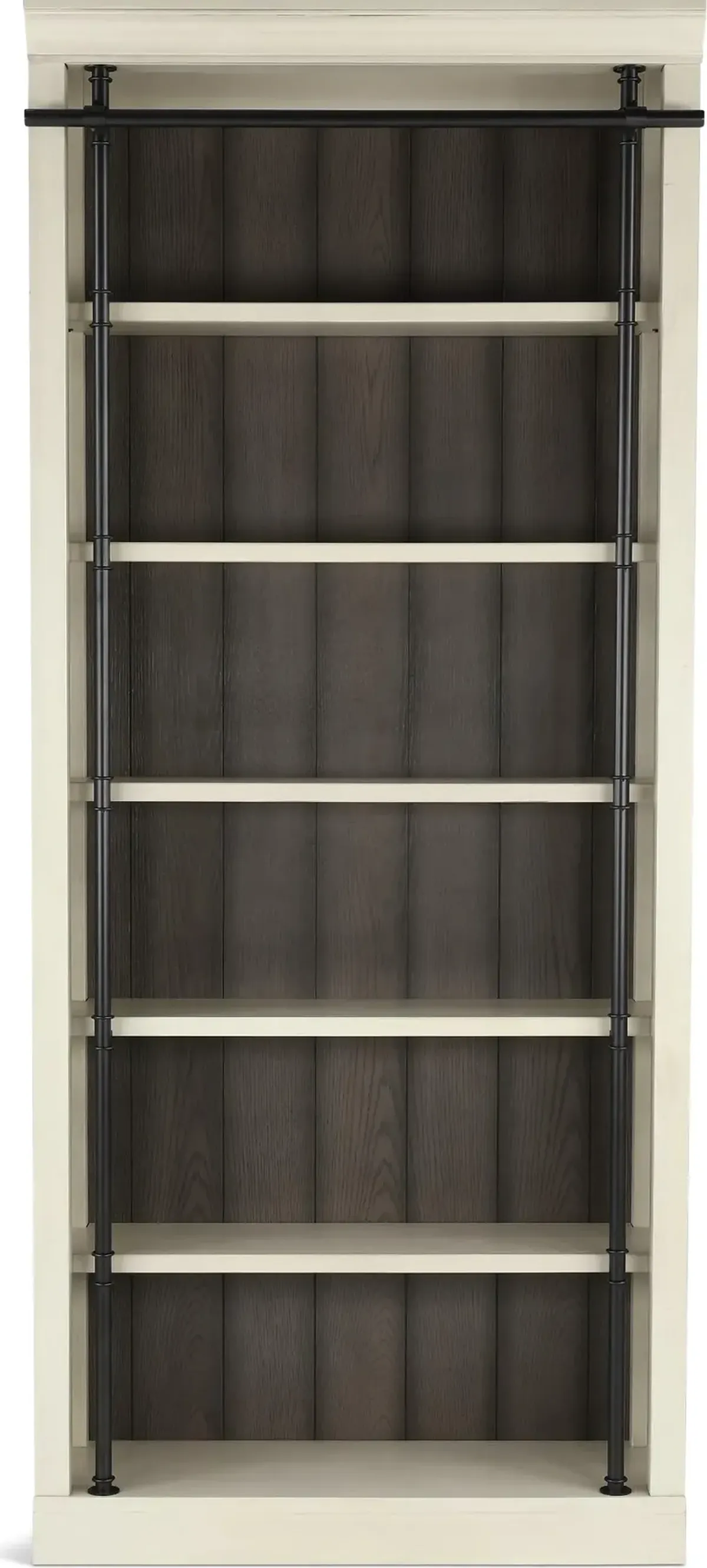 Toulouse Country Chic 94" White Bookcase