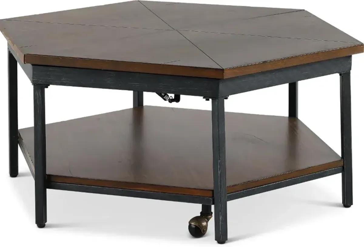 Ultimo Mocha Brown Coffee Table