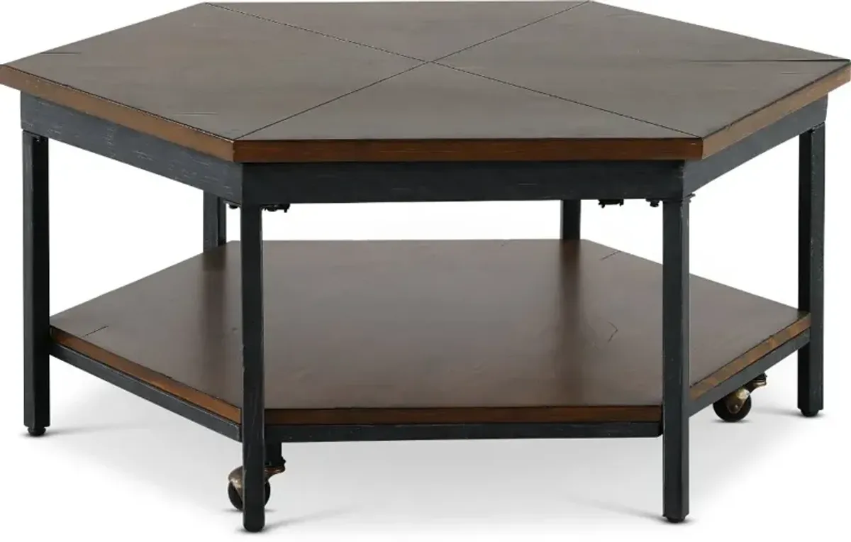 Ultimo Mocha Brown Coffee Table