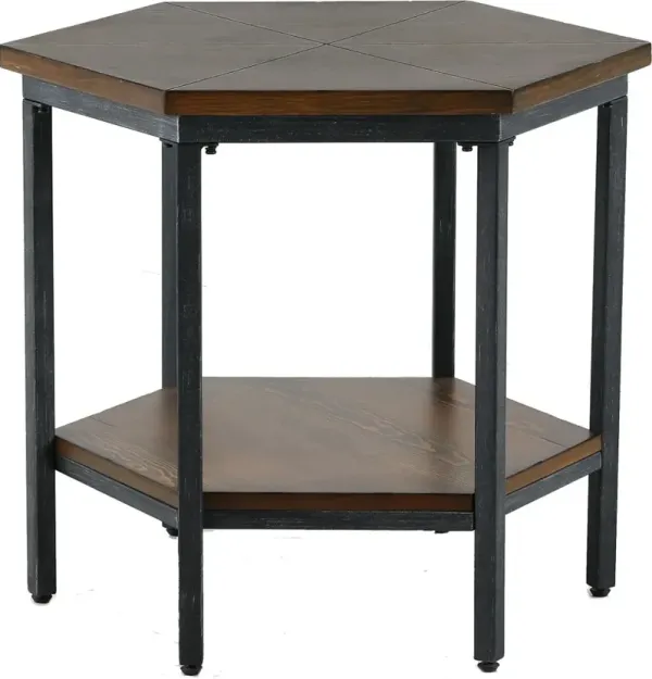Ultimo Mocha Brown End Table