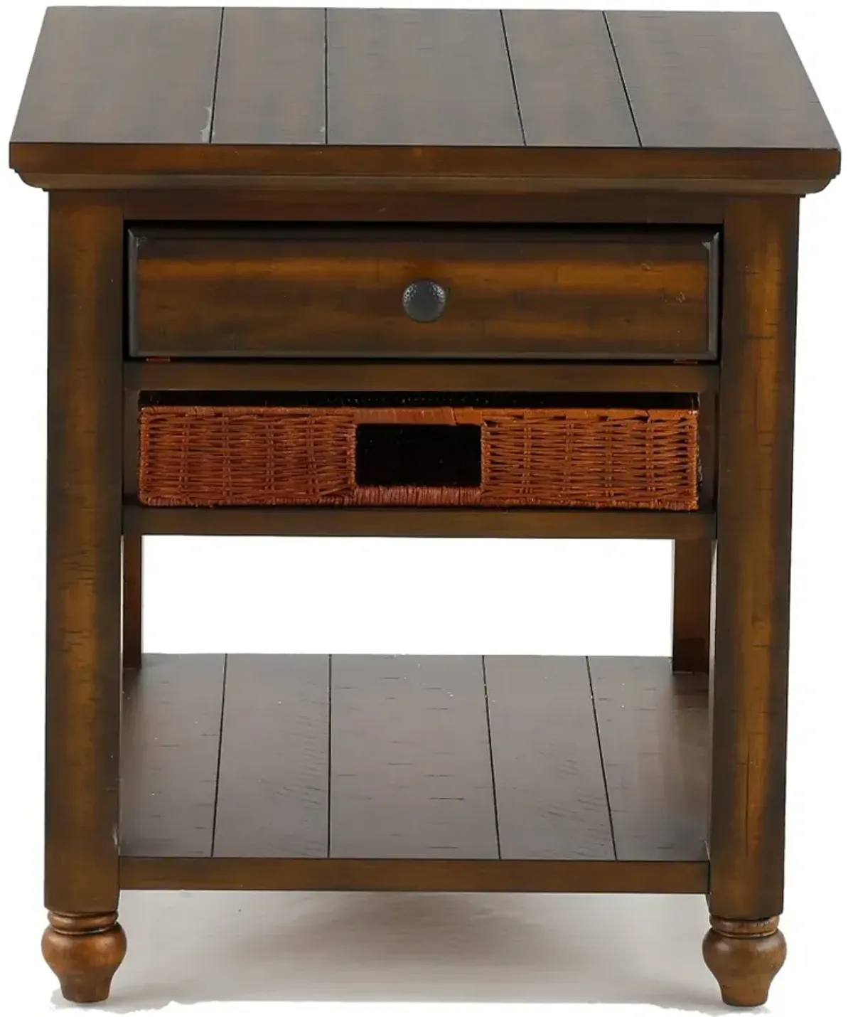 Cottage Lane Brown End Table