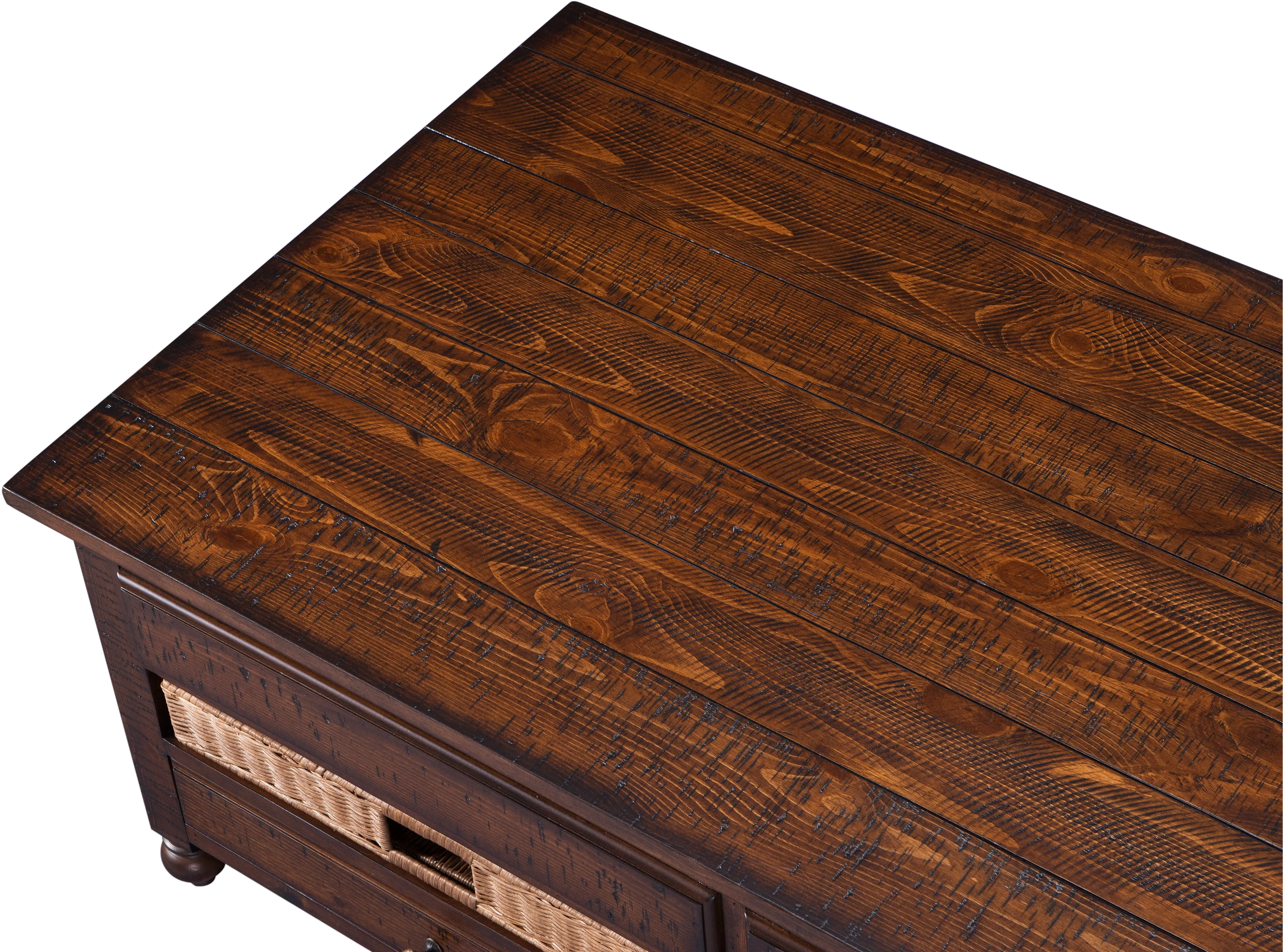Cottage Lane Coffee Brown Lift-top Coffee Table