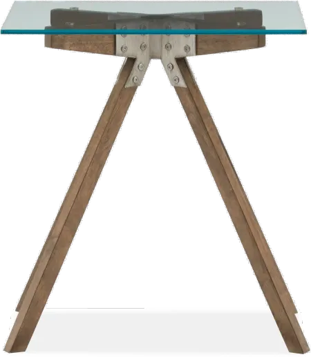 Exton Light Umber End Table