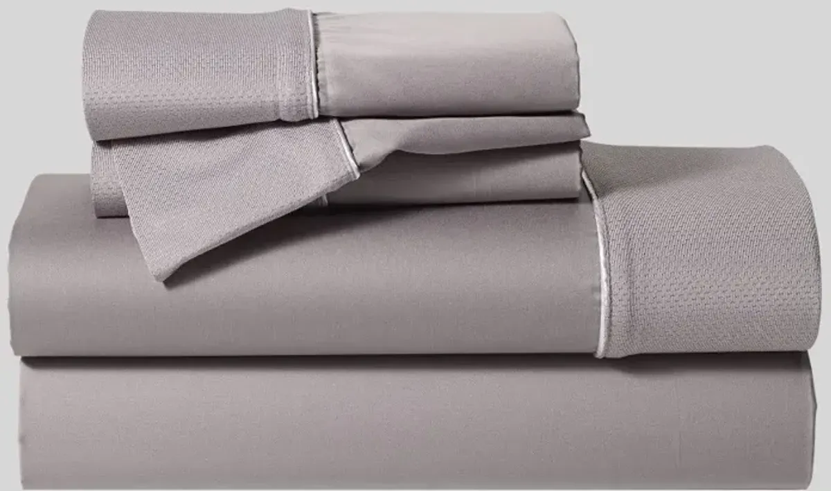 Bedgear Gray Hyper Cotton Twin-XL Bed Sheets