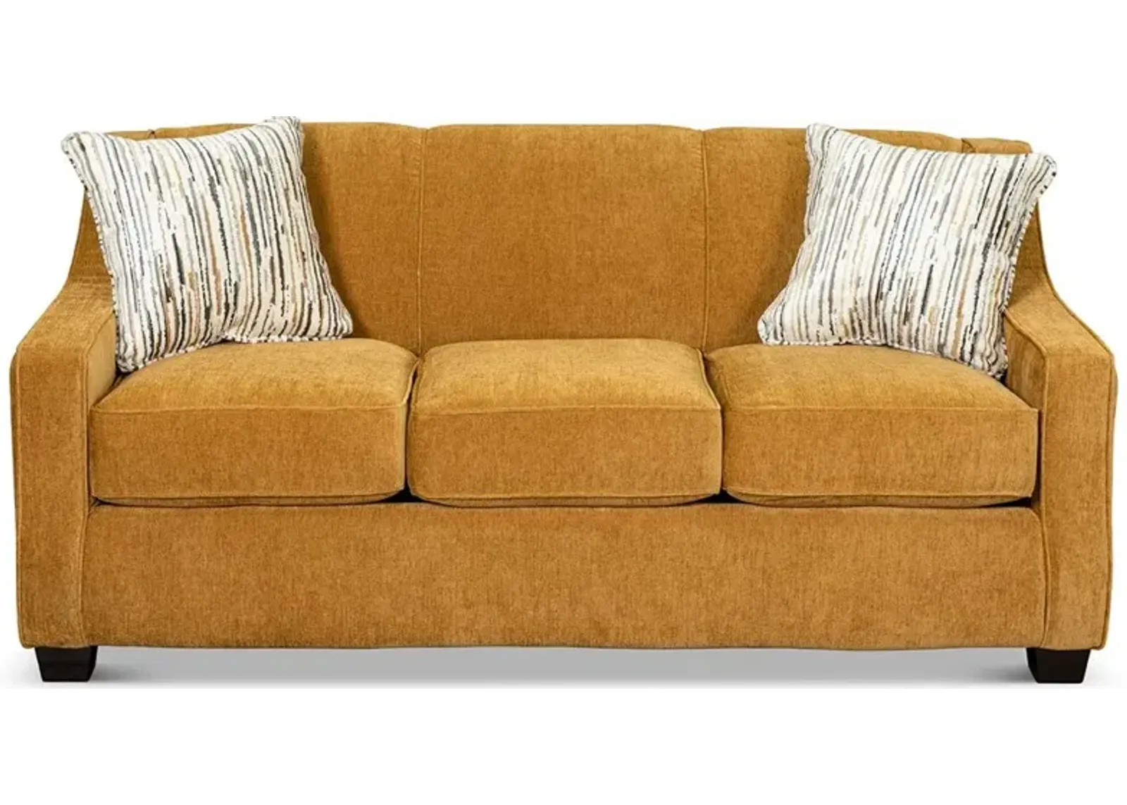 Marinette Yellow Convertible Full Sleeper Sofa