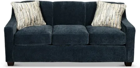 Marinette Blue Convertible Full Sleeper Sofa