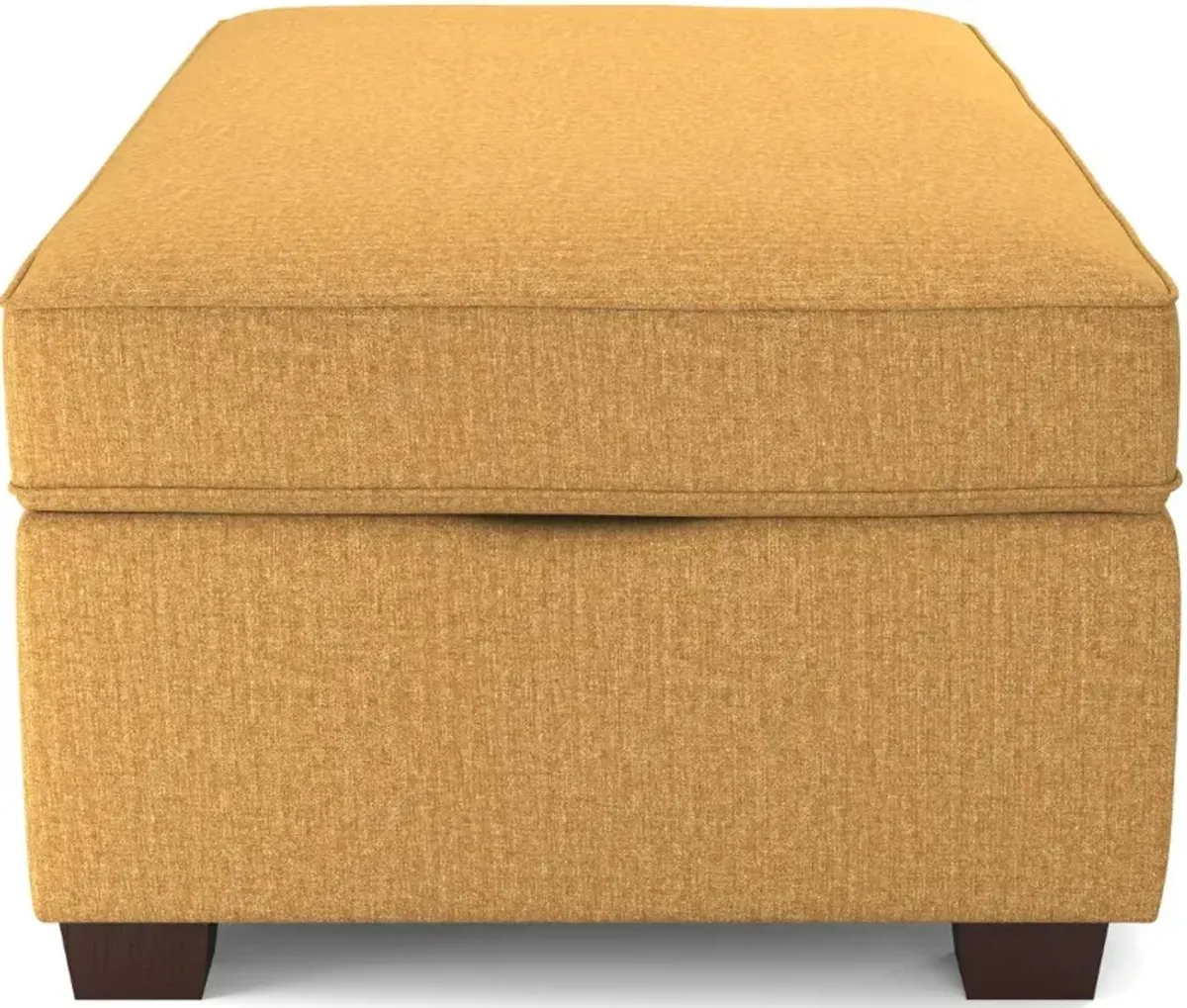 Marinette Yellow Storage Ottoman