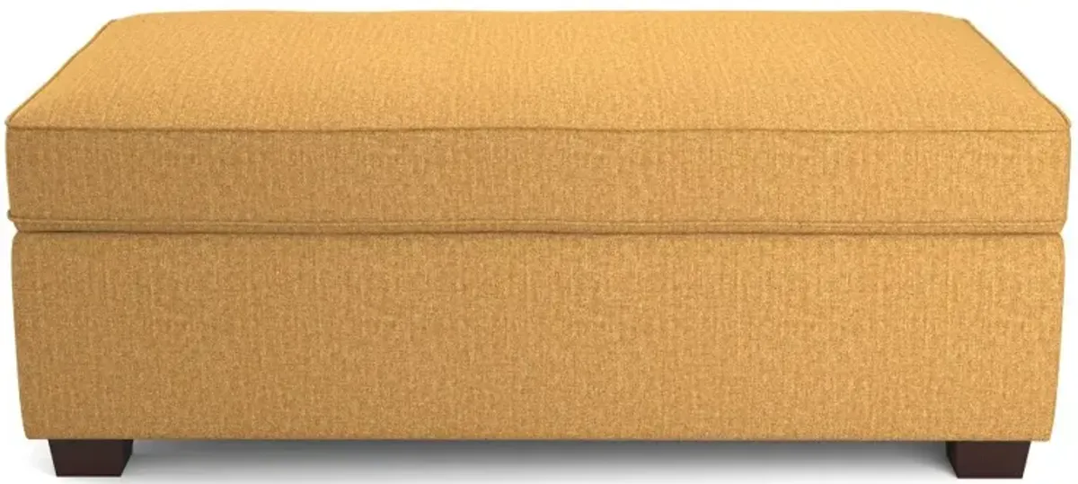 Marinette Yellow Storage Ottoman