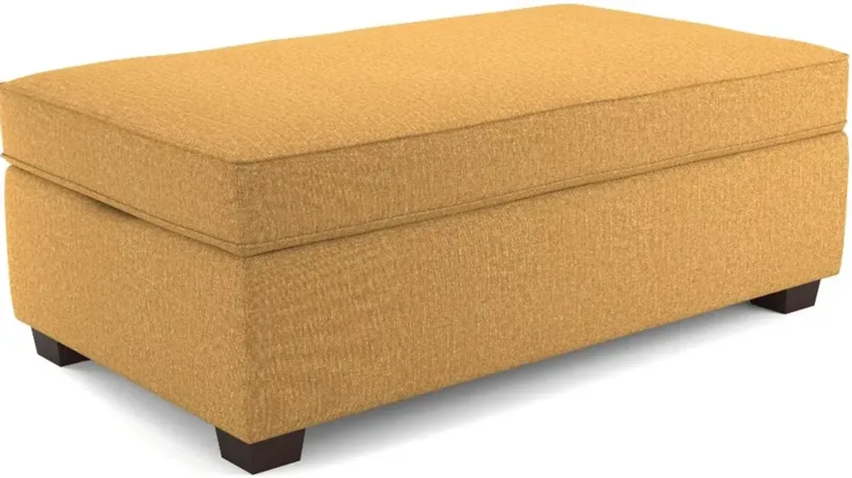 Marinette Yellow Storage Ottoman