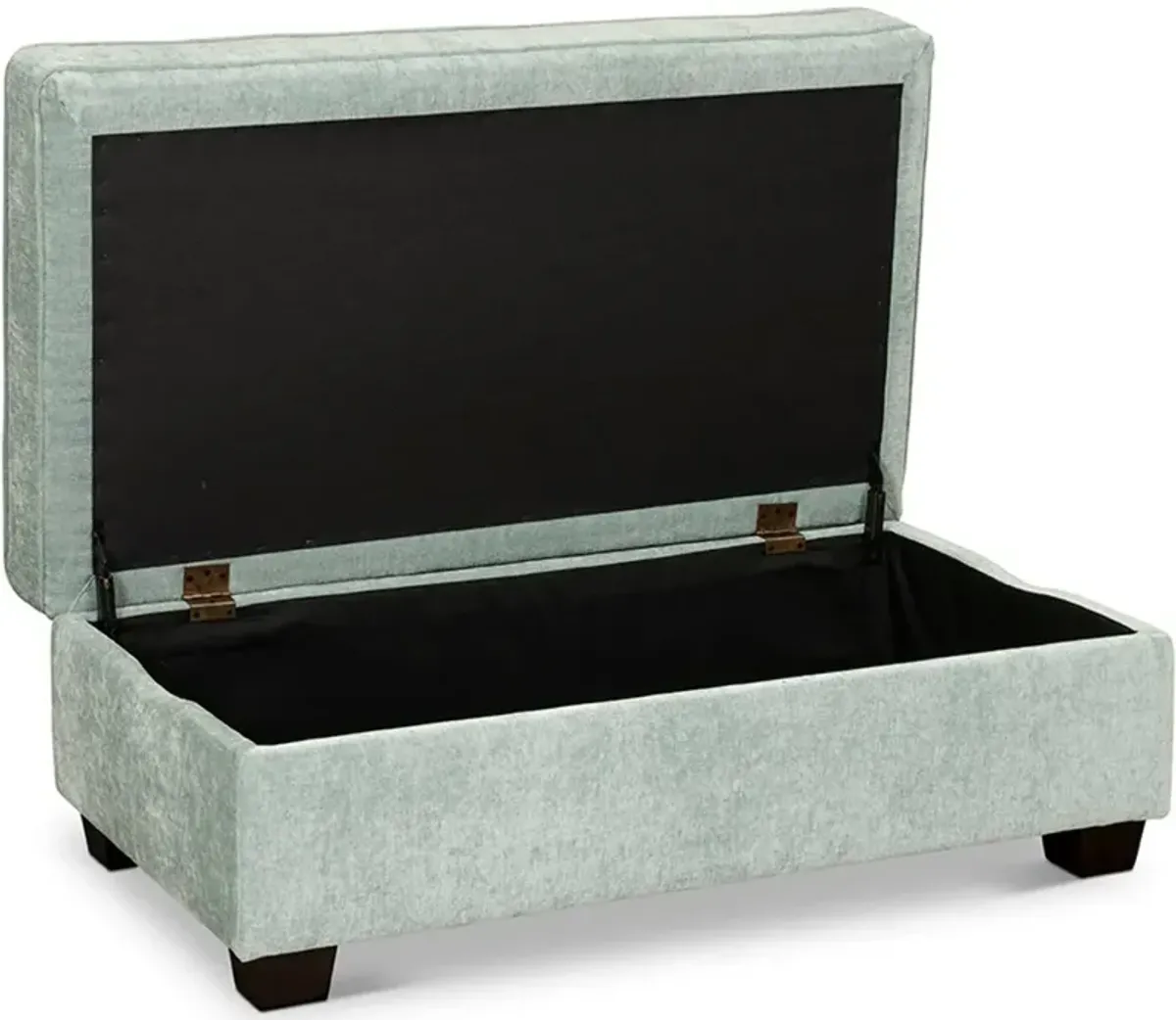 Marinette Light Gray Storage Ottoman