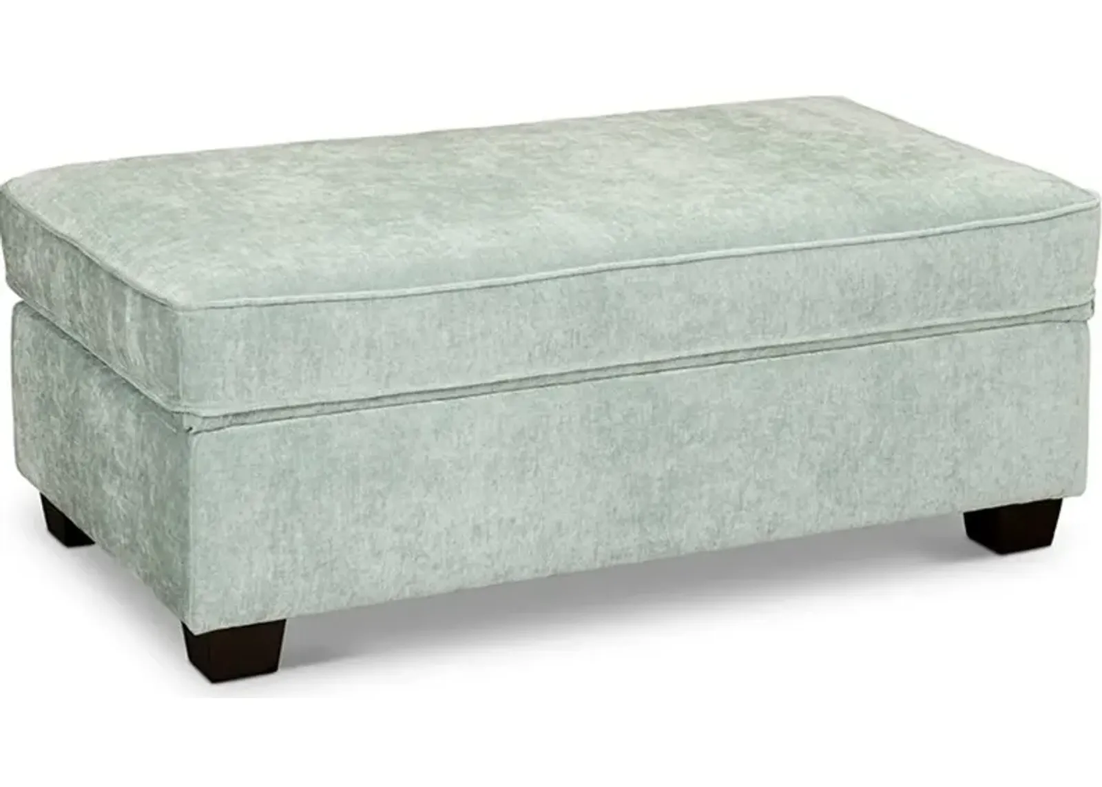 Marinette Light Gray Storage Ottoman