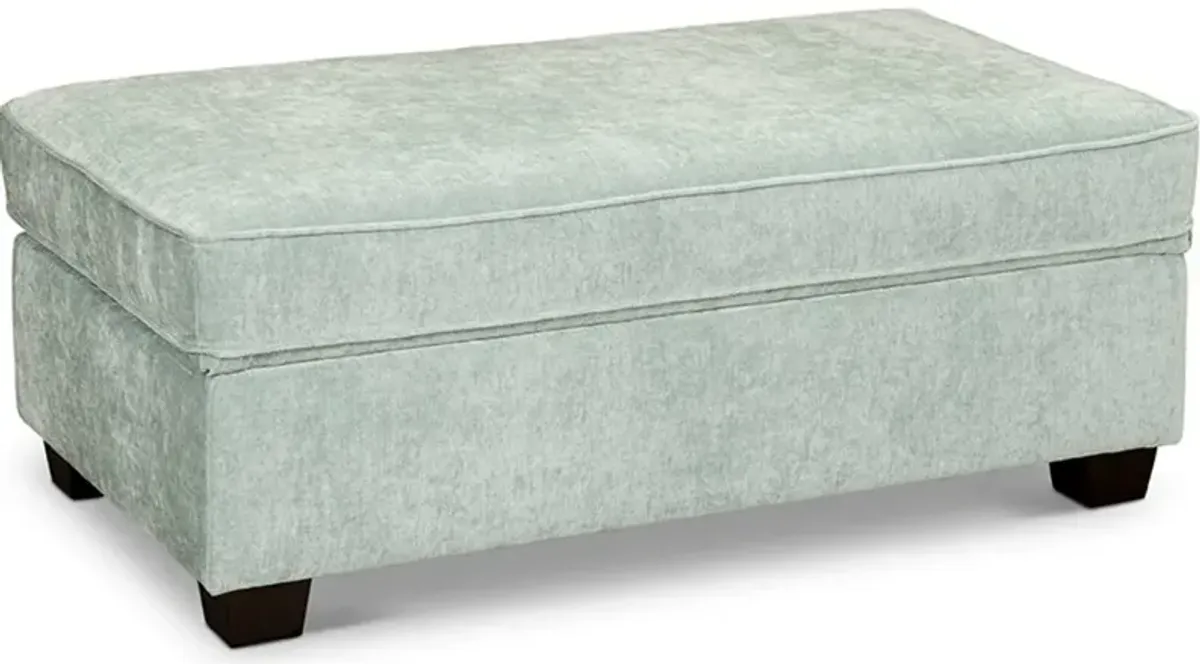 Marinette Light Gray Storage Ottoman