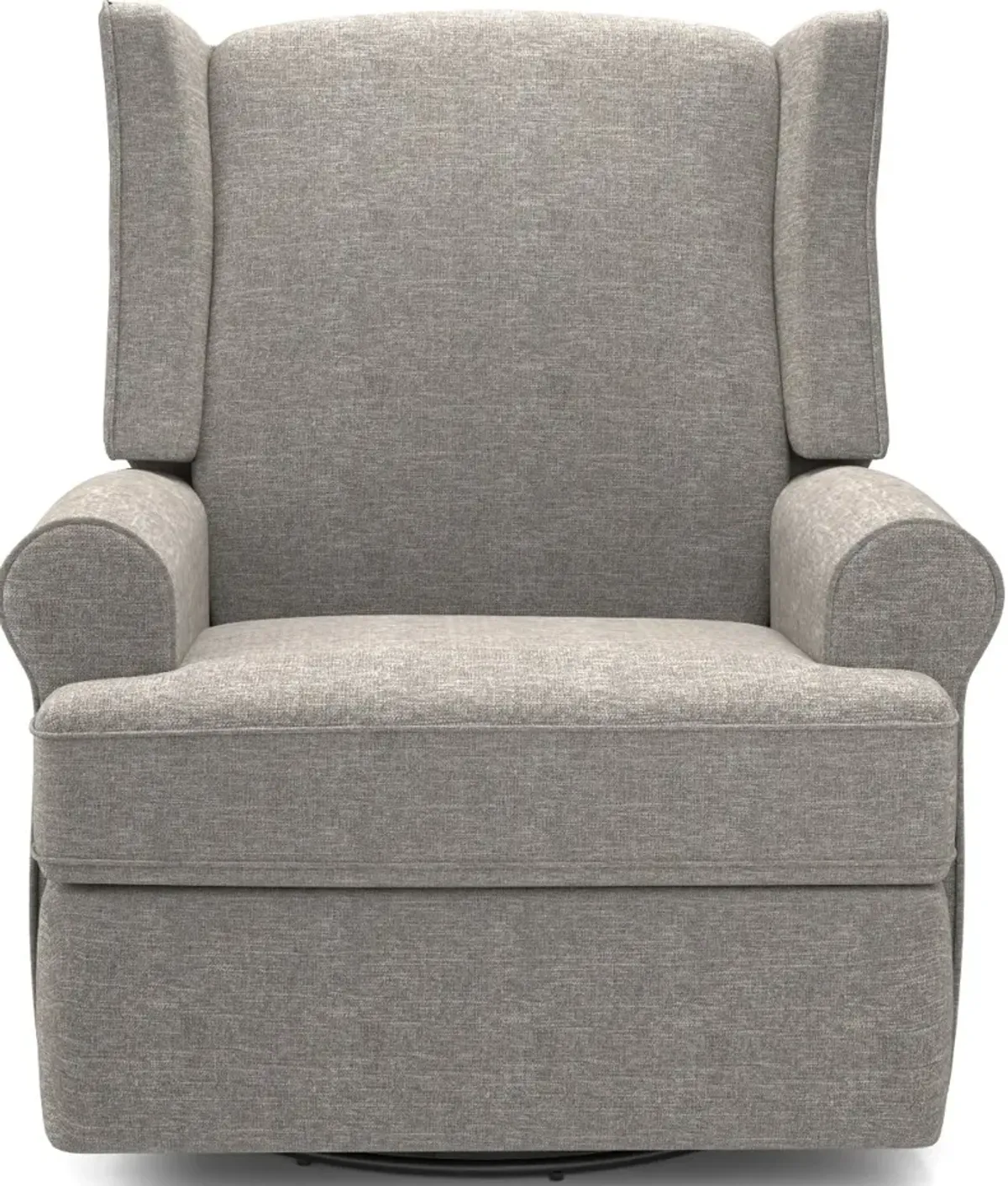 Logan Stone Gray Power Swivel Glider Recliner