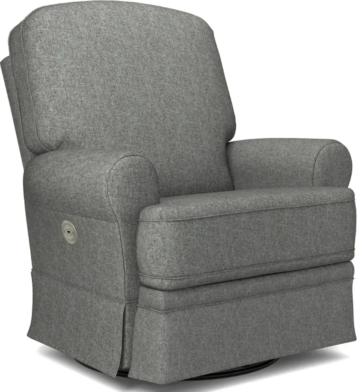 Juliana Gray Power Glider Recliner with Swivel