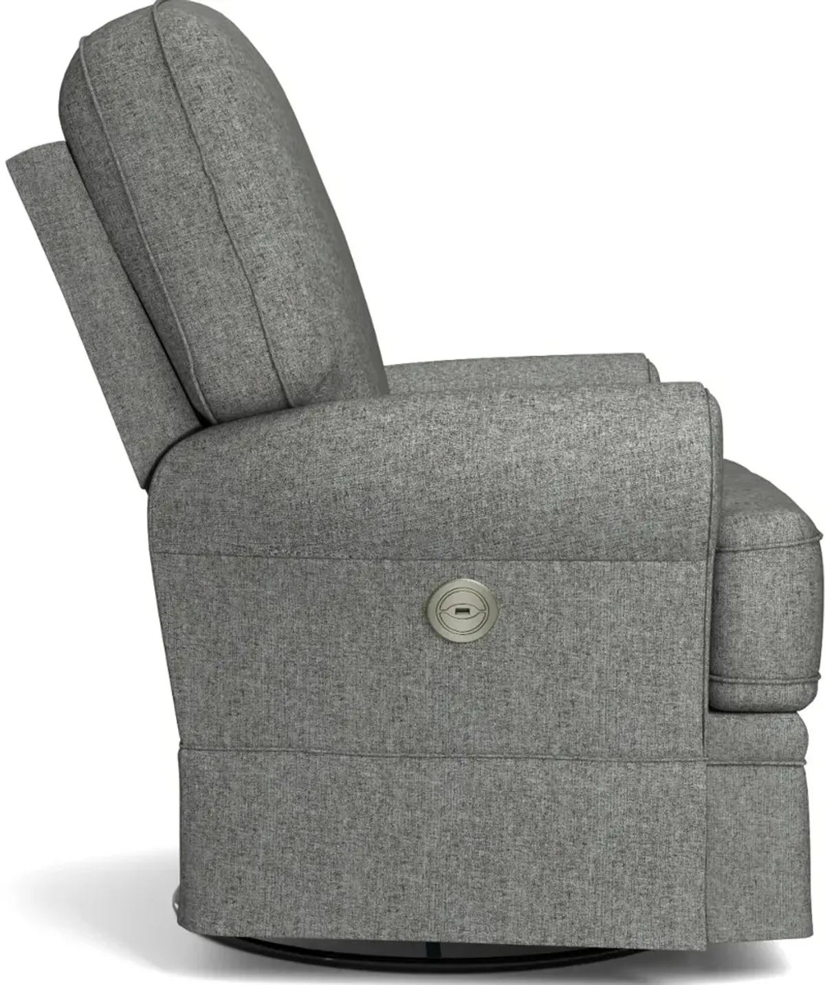 Juliana Gray Power Glider Recliner with Swivel