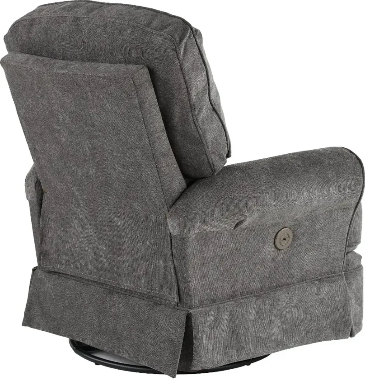 Juliana Gray Power Glider Recliner with Swivel