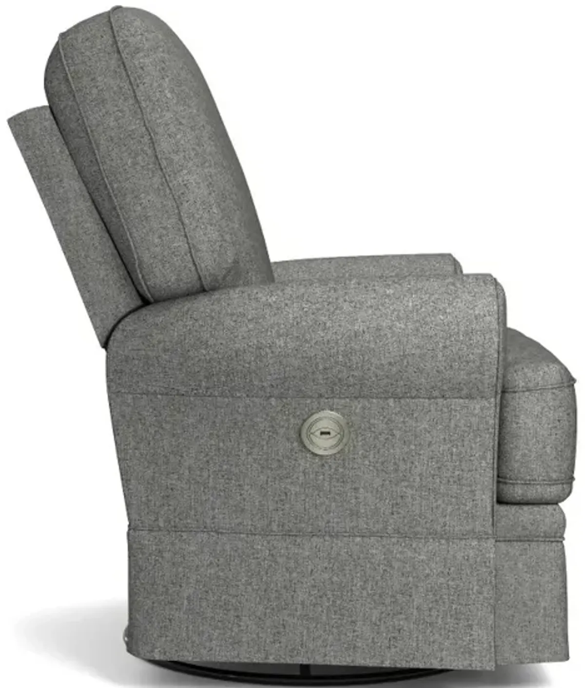 Juliana Gray Power Glider Recliner with Swivel