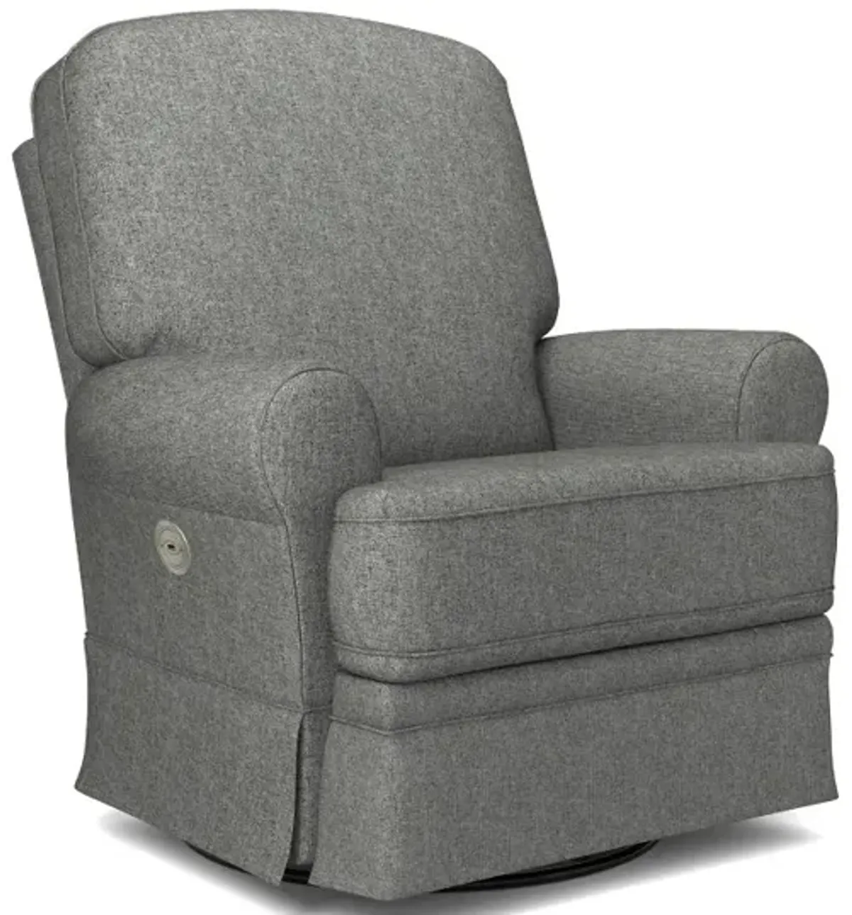 Juliana Gray Power Glider Recliner with Swivel