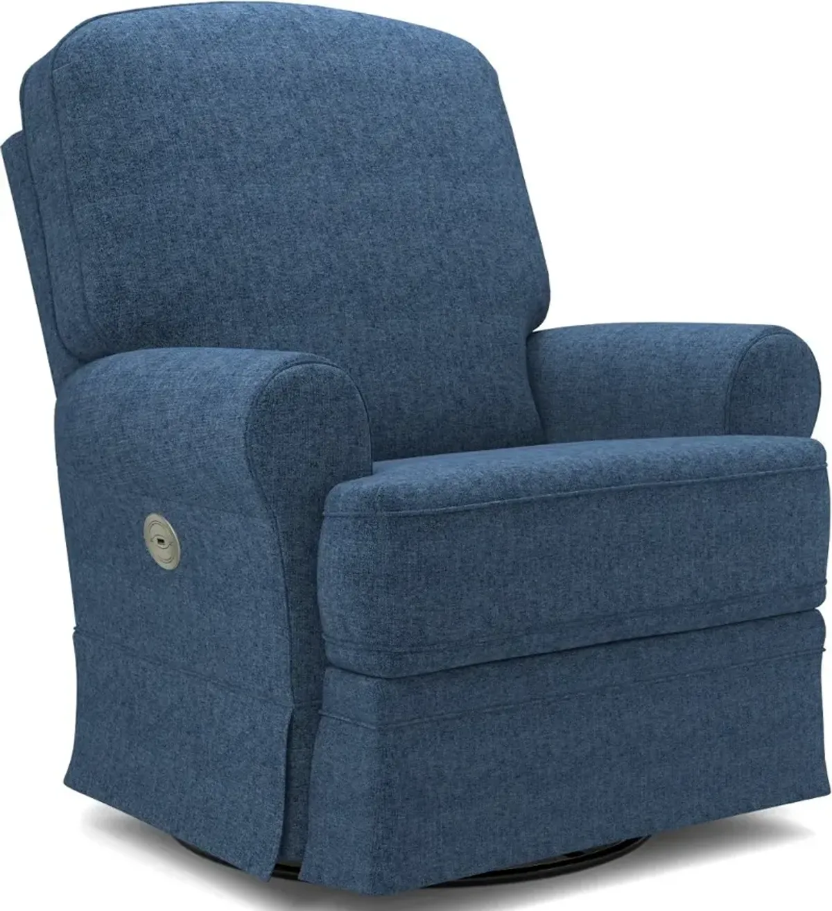 Juliana Blue Power Glider Recliner with Swivel