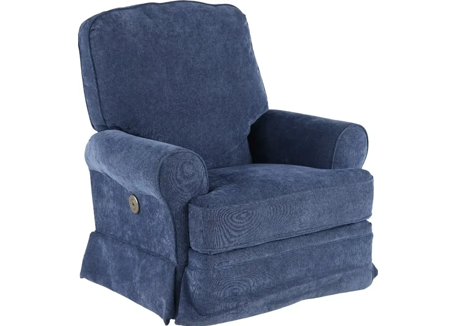 Juliana Blue Power Glider Recliner with Swivel