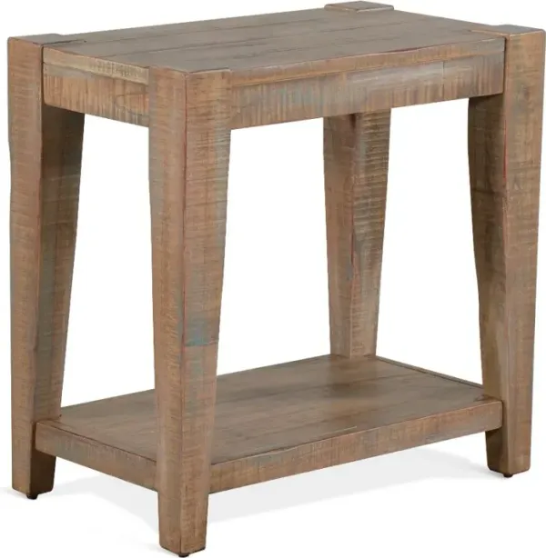 Platt Weathered Brown Side Table