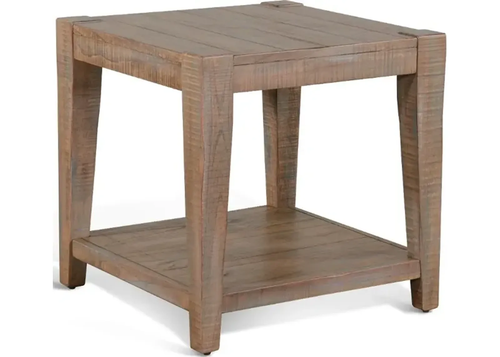 Platt Weathered Brown End Table