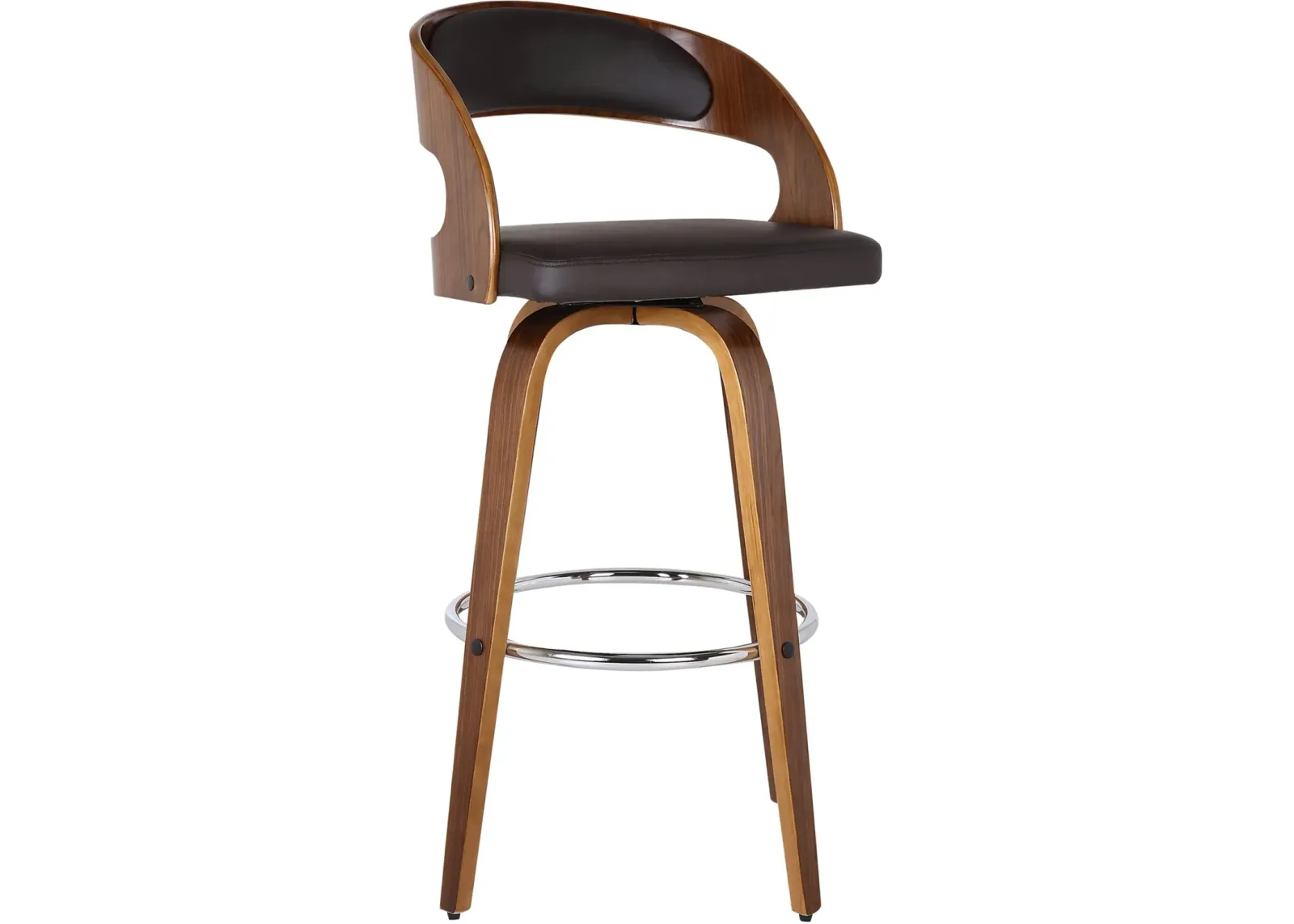 Walnut Brown 26 inch Counter Height Stool - Shelly